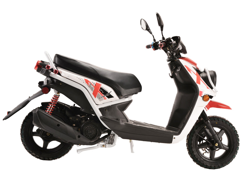 Rocket 150cc Street Gas Scooter | Automatic Moped | Adult Scooter with 12” Aluminum Wheels