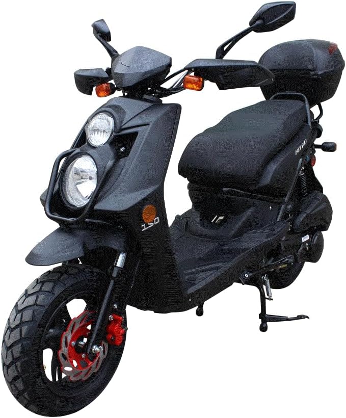 Street Gas Scooter 150cc Adult and Youth Gas Bike with 12" Aluminum Wheels