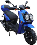 Rocket ZOMA Nitro 150 Moped | 150cc Automatic Street Gas Scooter | 12" Aluminum Wheels