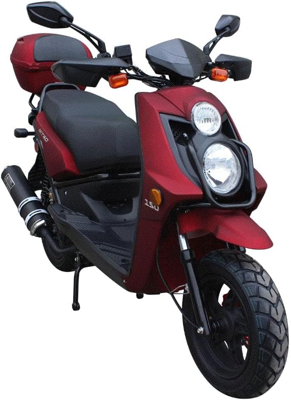 Street Gas Scooter 150cc Adult and Youth Gas Bike with 12" Aluminum Wheels