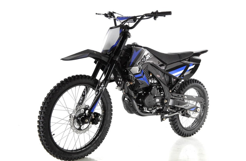 Apollo AGB-36N-250RX Adults Dirt Bike | 250cc Manual Clutch | Electric & Kick Start Off-Road Bike