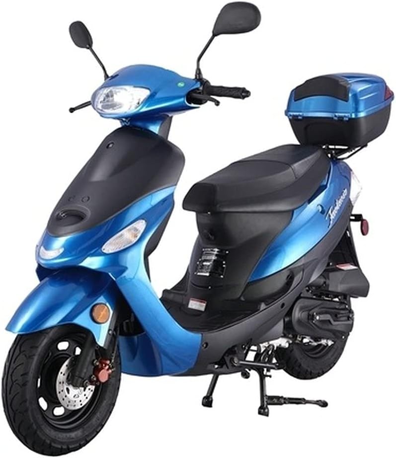 HHH Street Scooter Fully Automatic for youth and adults MP50-02 49cc Gas Scooter Moped With Matching trunk