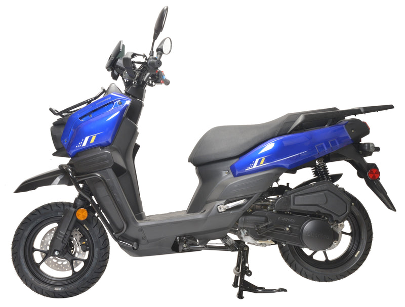 Tank 150cc Gas Scooter | Fully Automatic | 12″ Aluminum Wheels | LED Lighting