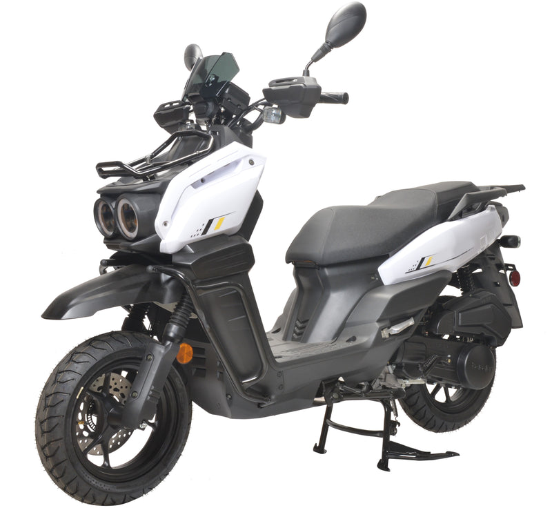 Tank 150cc Gas Scooter | Fully Automatic | 12″ Aluminum Wheels | LED Lighting