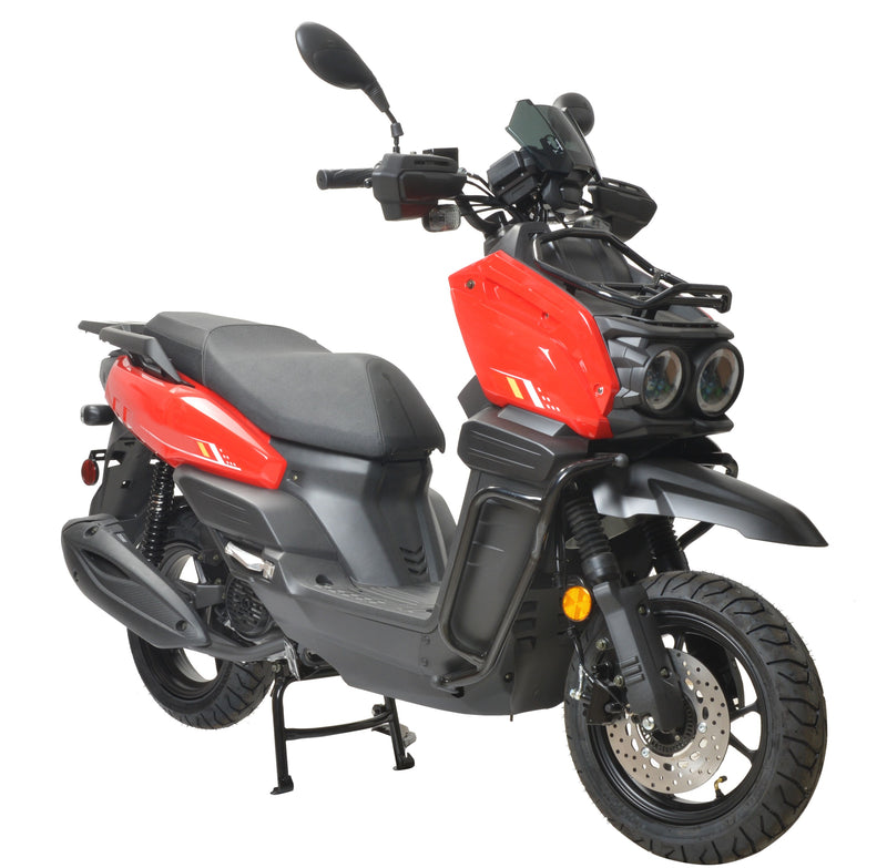 Tank 150cc Gas Scooter | Fully Automatic | 12″ Aluminum Wheels | LED Lighting
