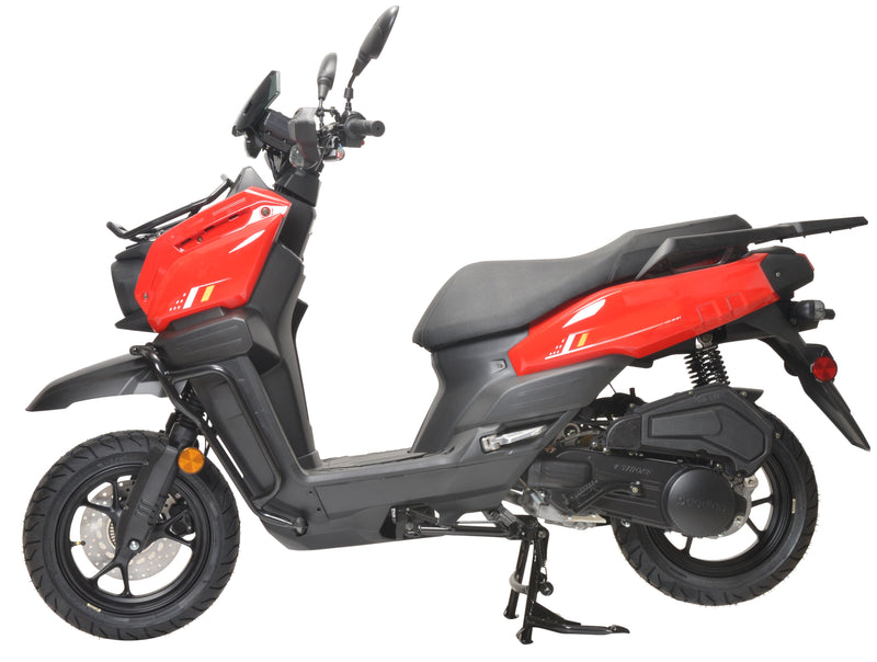 Tank 150cc Gas Scooter | Fully Automatic | 12″ Aluminum Wheels | LED Lighting