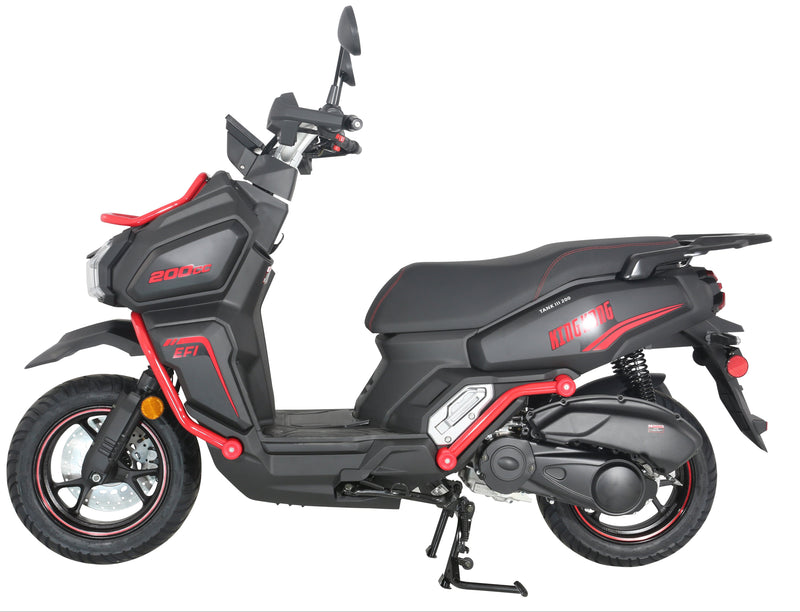 HHH Tank 200 KK EFI Scooter | Fully Automatic | Digital Display | California Approved