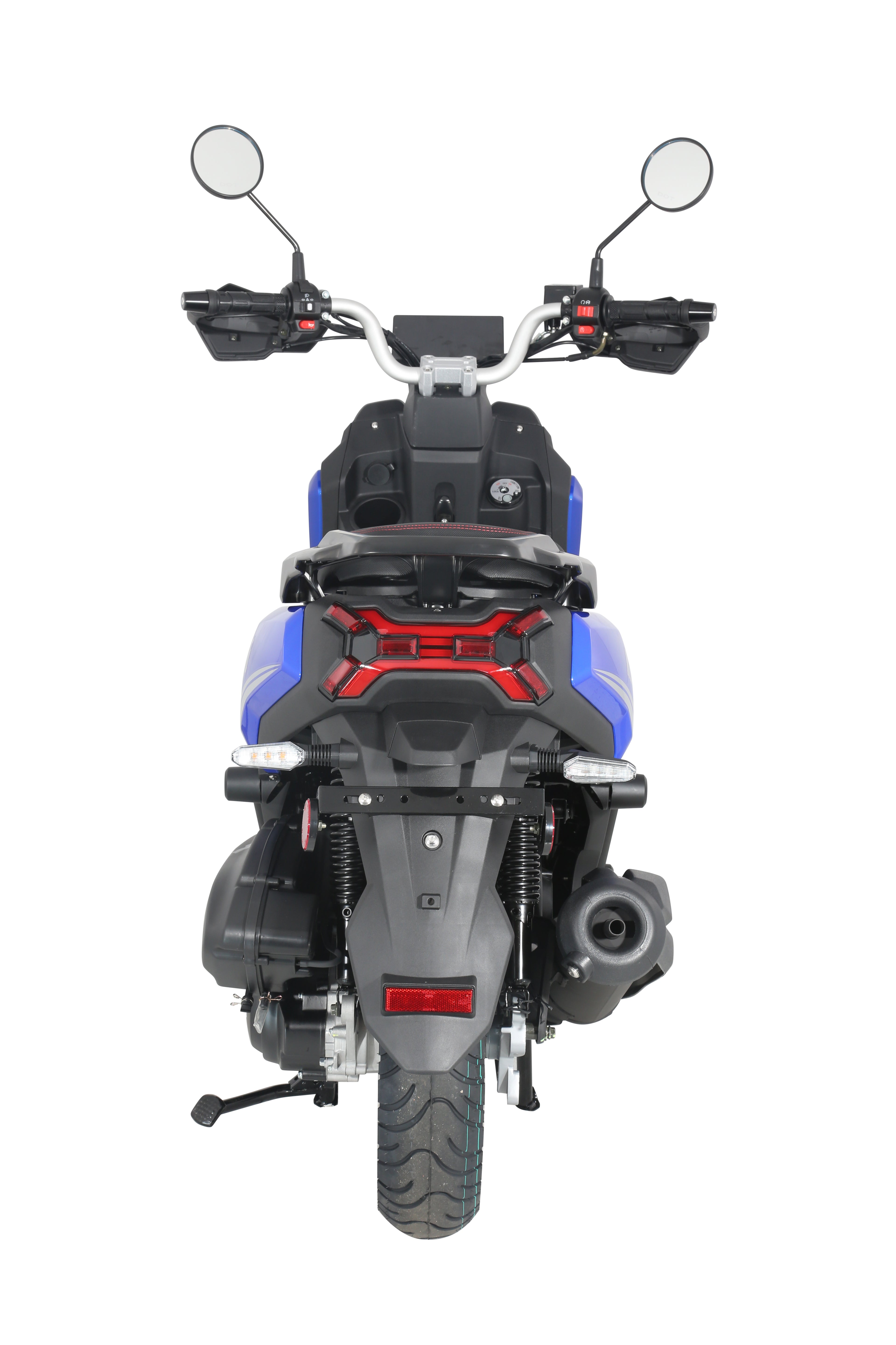 HHH TANK 200 KK EFI Fuel Injected Scooter Gas Powered Street Moped Fully Automatic with Digital Display Screen CALIFORNIA APPROVED.