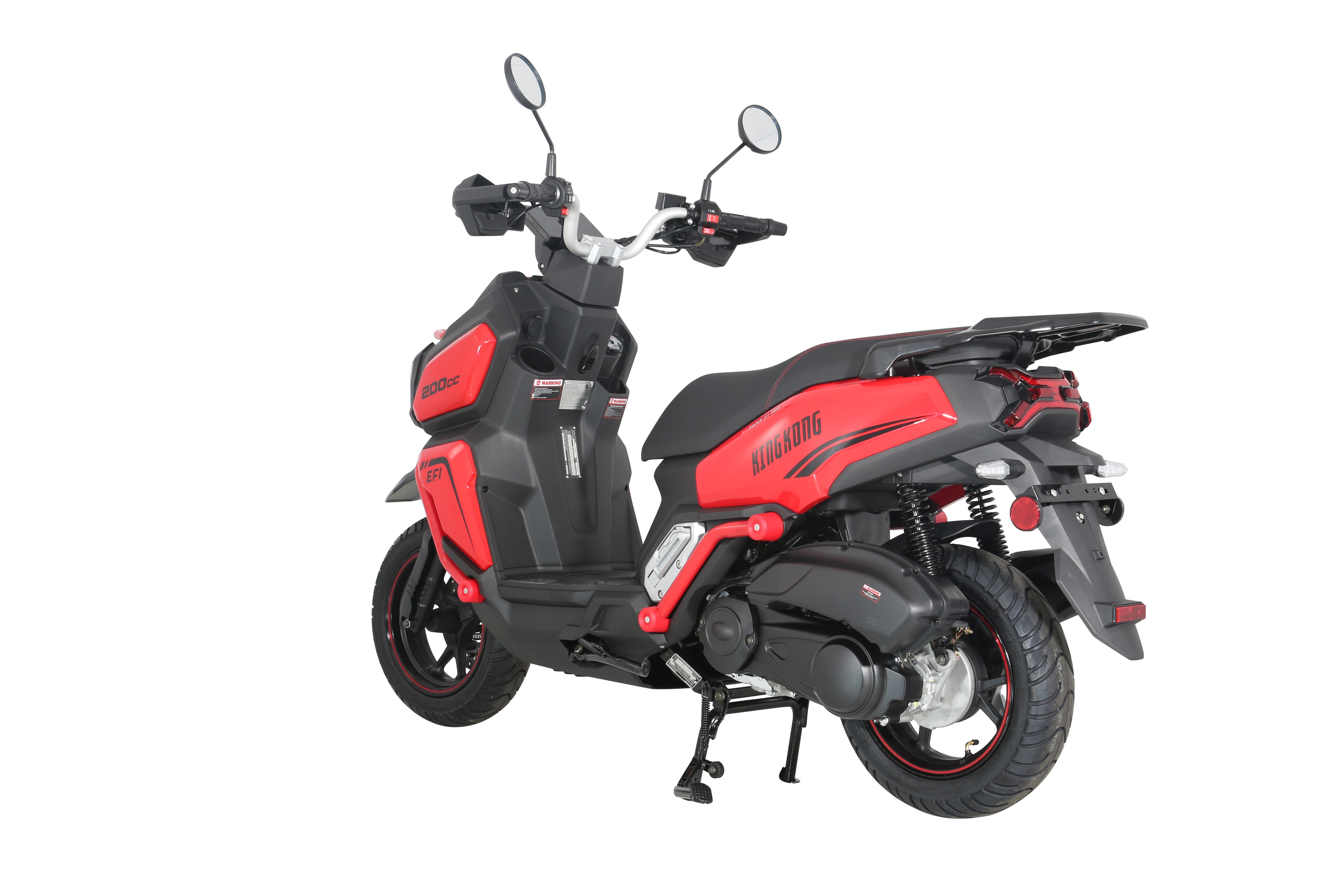 HHH TANK 200 KK EFI Fuel Injected Scooter Gas Powered Street Moped Fully Automatic with Digital Display Screen CALIFORNIA APPROVED.