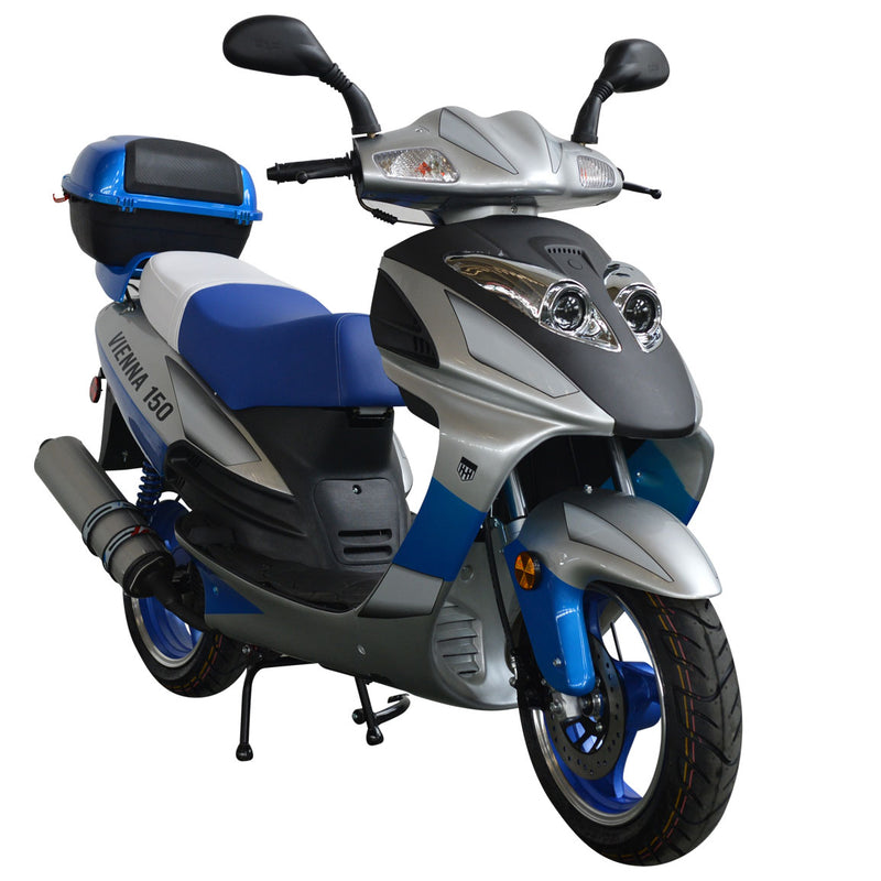 HHH Vienna 150 Gas Street Scooter | Fully Automatic | LED Lights | 13″ Tires