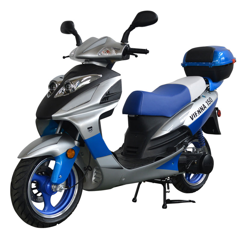 HHH Vienna 150 Gas Street Scooter | Fully Automatic | LED Lights | 13″ Tires