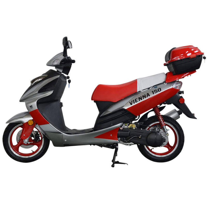 HHH Vienna 150 Gas Street Scooter | Fully Automatic | LED Lights | 13″ Tires