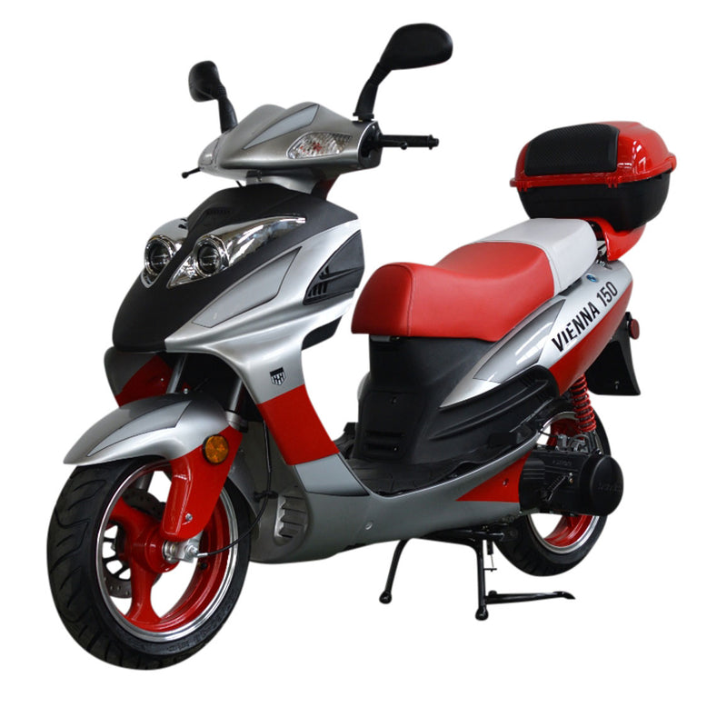 HHH Vienna 150 Gas Street Scooter | Fully Automatic | LED Lights | 13″ Tires