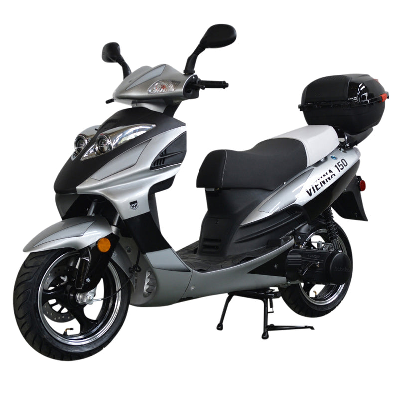 HHH Vienna 150 Gas Street Scooter | Fully Automatic | LED Lights | 13″ Tires