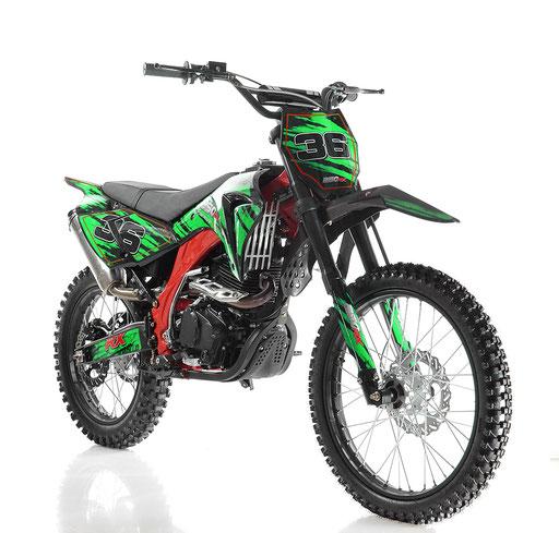 Apollo DB-36 250cc Dirt Bike | Manual Clutch 5-Speed | Off-Road (Non-CARB)