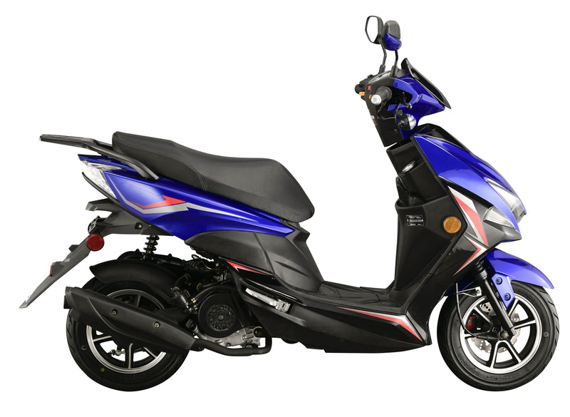 150cc X18 Street Moped Scooter | Automatic CVT | Adult Gas Powered Scooter with 10” Wheels