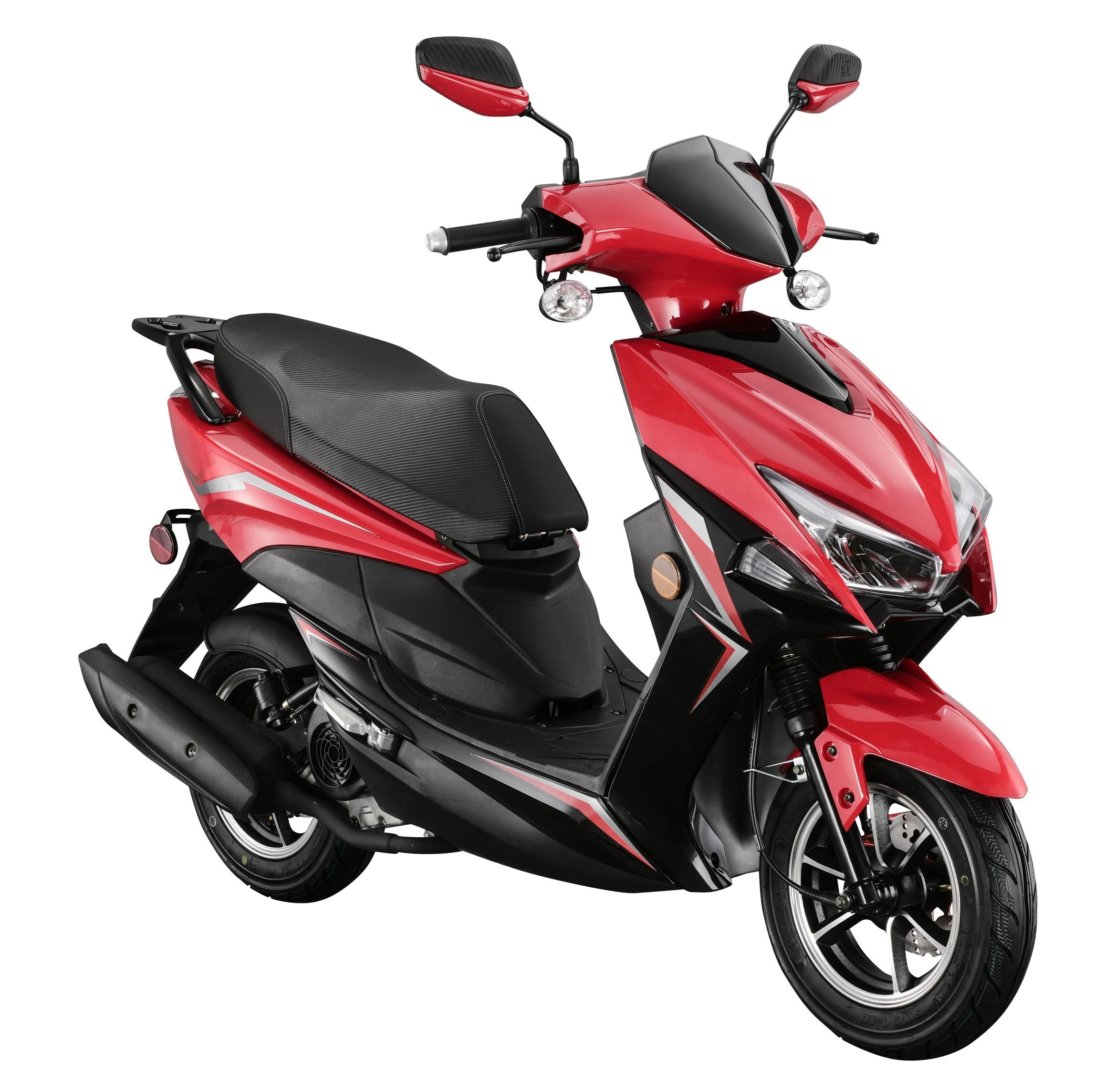 150cc Moped Street  Scooter ( X18)-Red