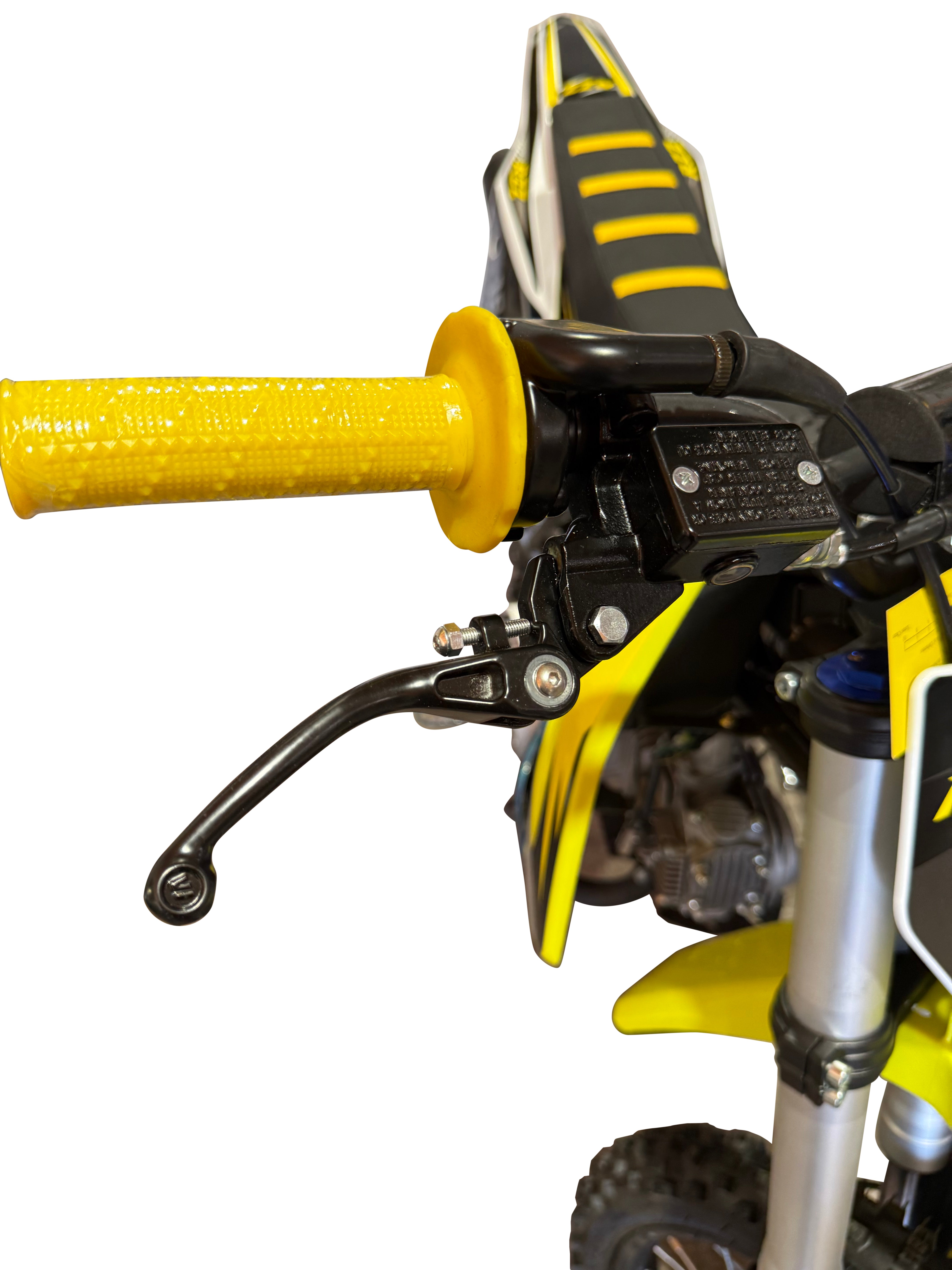 HHH X18 Deluxe Automatic 125cc Drit Bike 4-Stroke ‎Gas Powered Dirt Bike 4 Speed Manual Clutch Big Size Tires 17/14 inches