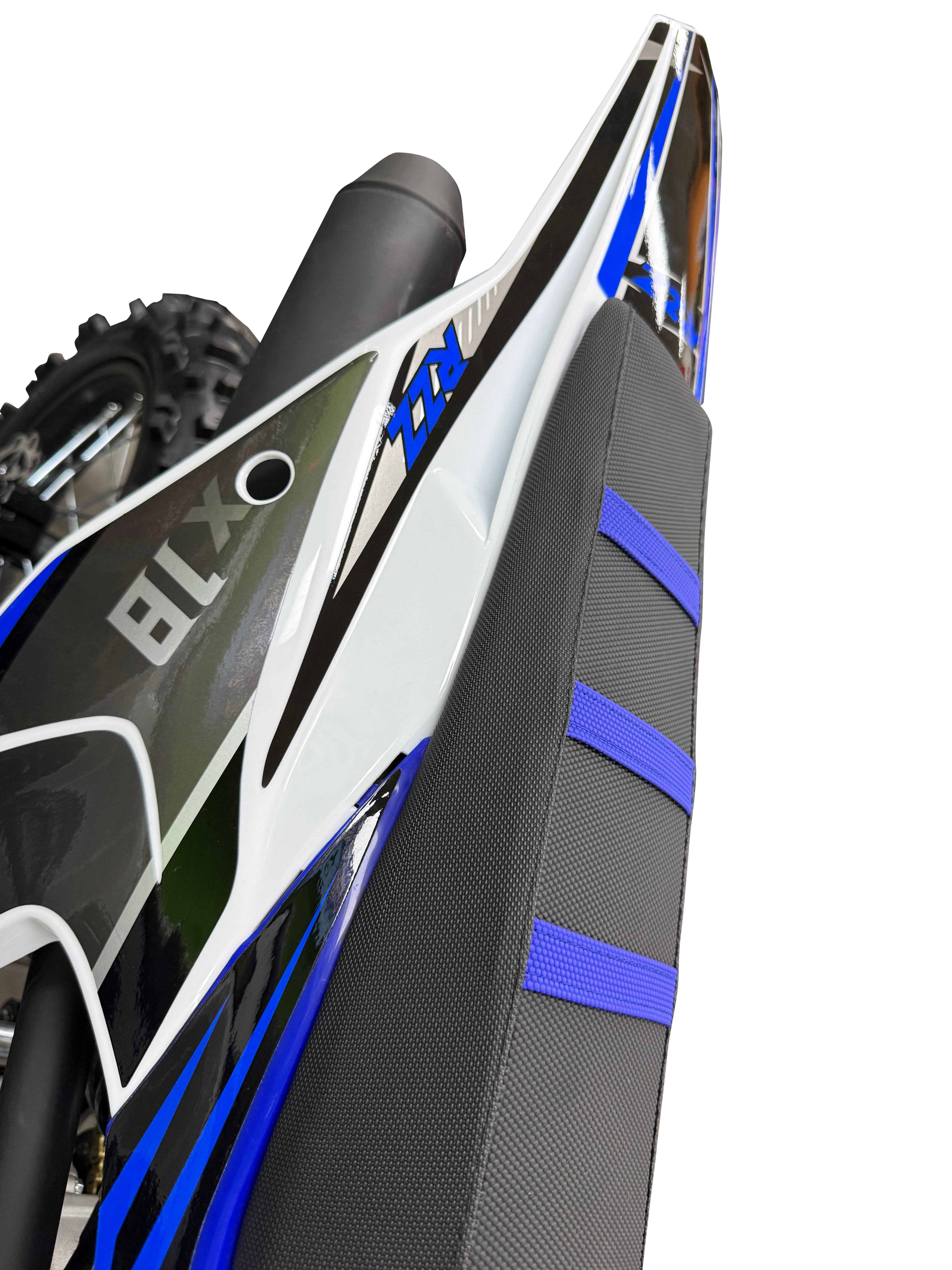 HHH X18 Deluxe Automatic 125cc Drit Bike 4-Stroke ‎Gas Powered Dirt Bike 4 Speed Manual Clutch Big Size Tires 17/14 inches