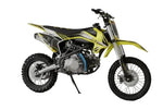 HHH X18 Deluxe 125cc Dirt Bike | 4-Speed | Electric & Kick Start | 17/14 Tires