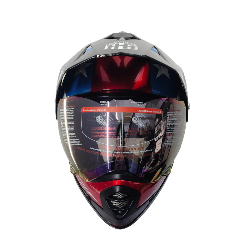HHH Kids Teen Full Face Dirt Visor Helmet (Free Shipping)