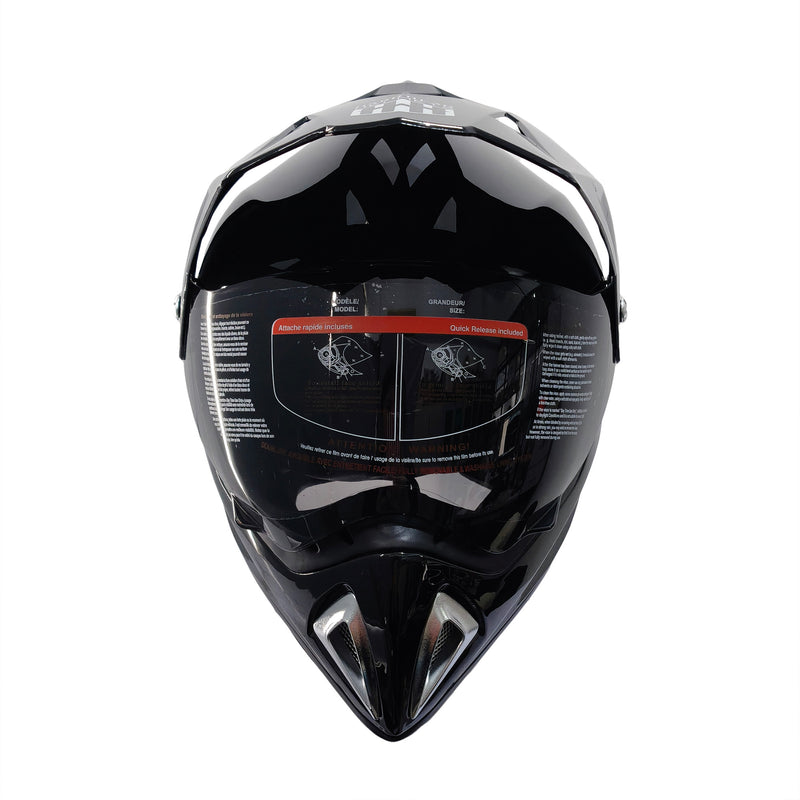 HHH Helmet Adult Dirt Bike Full Face Visor DOT Certified (Free Shipping)