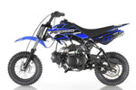 Apollo Motors DB-21 70cc Kids Dirt Bike | Semi-Automatic 4-Gear | Training Wheels | CARB Approved