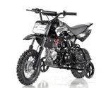 Apollo Motors DB-25 70cc Kids Dirt Bike | Fully Automatic | Training Wheels | CARB Approved