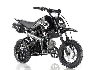 Apollo Motors DB-25 70cc Kids Dirt Bike | Fully Automatic | Training Wheels | CARB Approved