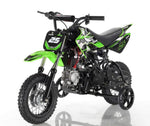 Apollo Motors DB-25 70cc Kids Dirt Bike | Fully Automatic | Training Wheels | CARB Approved