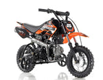Apollo Motors DB-25 70cc Kids Dirt Bike | Fully Automatic | Training Wheels | CARB Approved