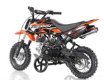 Apollo Motors DB-25 70cc Kids Dirt Bike | Fully Automatic | Training Wheels | CARB Approved