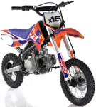 Apollo DB-X15 125cc Dirt Bike Manual Clutch – CARB Approved