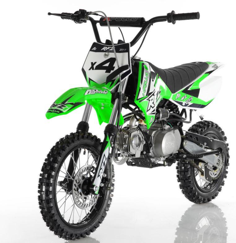 Apollo DB-X4 RFZ 110cc Semi-Automatic Dirt Bike