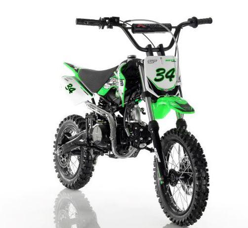 Apollo DB-34CRF 110cc Dirt Bike | Semi-Automatic | Youth Pit Bike | Off-Road