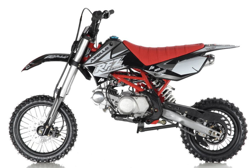 Apollo RFZ DB-X14 125cc Dirt Bike Semi Automatic CARB Approved