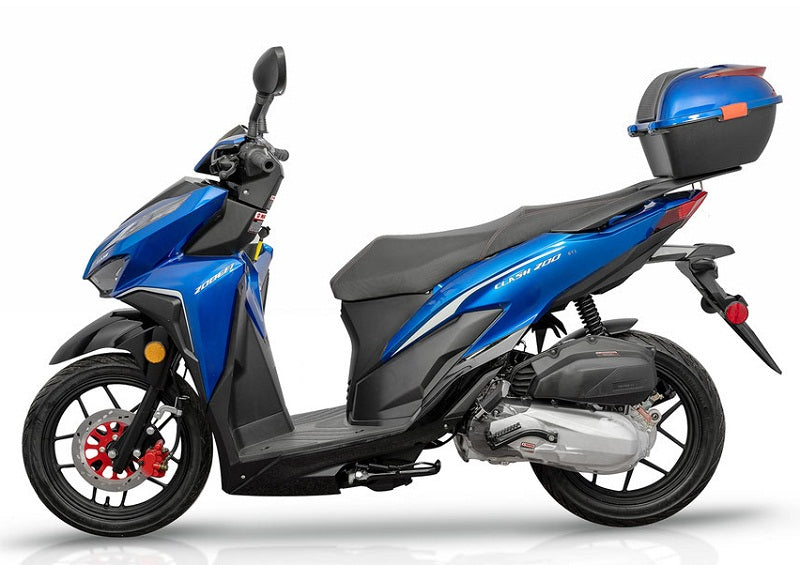 Vitacci Clash 200-EFI Scooter Gas Moped Scooter Led Lights, Alloy Wheels-Blue