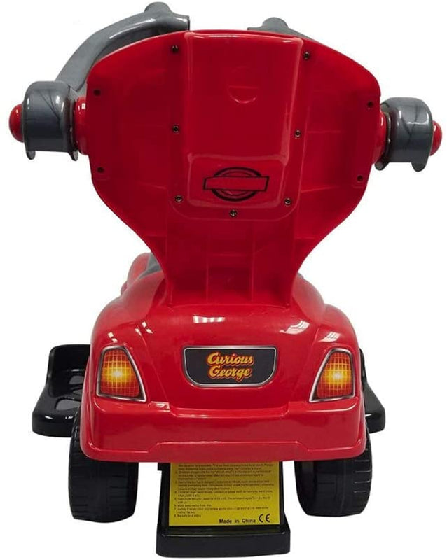 Best Ride On Cars Curious George 3-in-1 Push Car | Licensed Toddler Ride-On