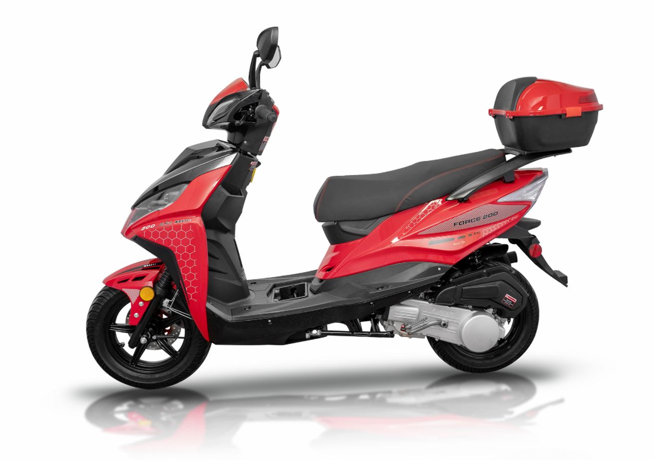 Vitacci Force 200 EFI Street Legal Motorscooter CARB Approved Street Legal