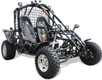 Kandi GK200A 200cc Go-Kart | Full Size 2-Seater Off-Road Kart (Black)