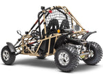 Kandi GK200A 200cc Go-Kart | Full Size 2-Seater Off-Road Kart (Black)