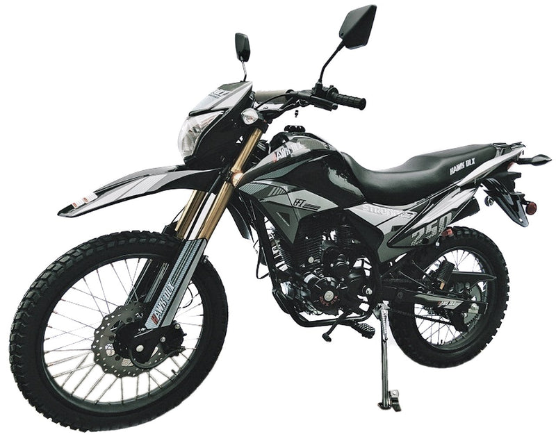Hawk DLX 250cc Deluxe Street Legal Dirt Bike
