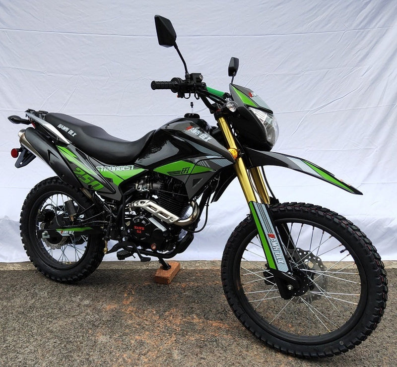 Hawk DLX 250cc Deluxe Street Legal Dirt Bike