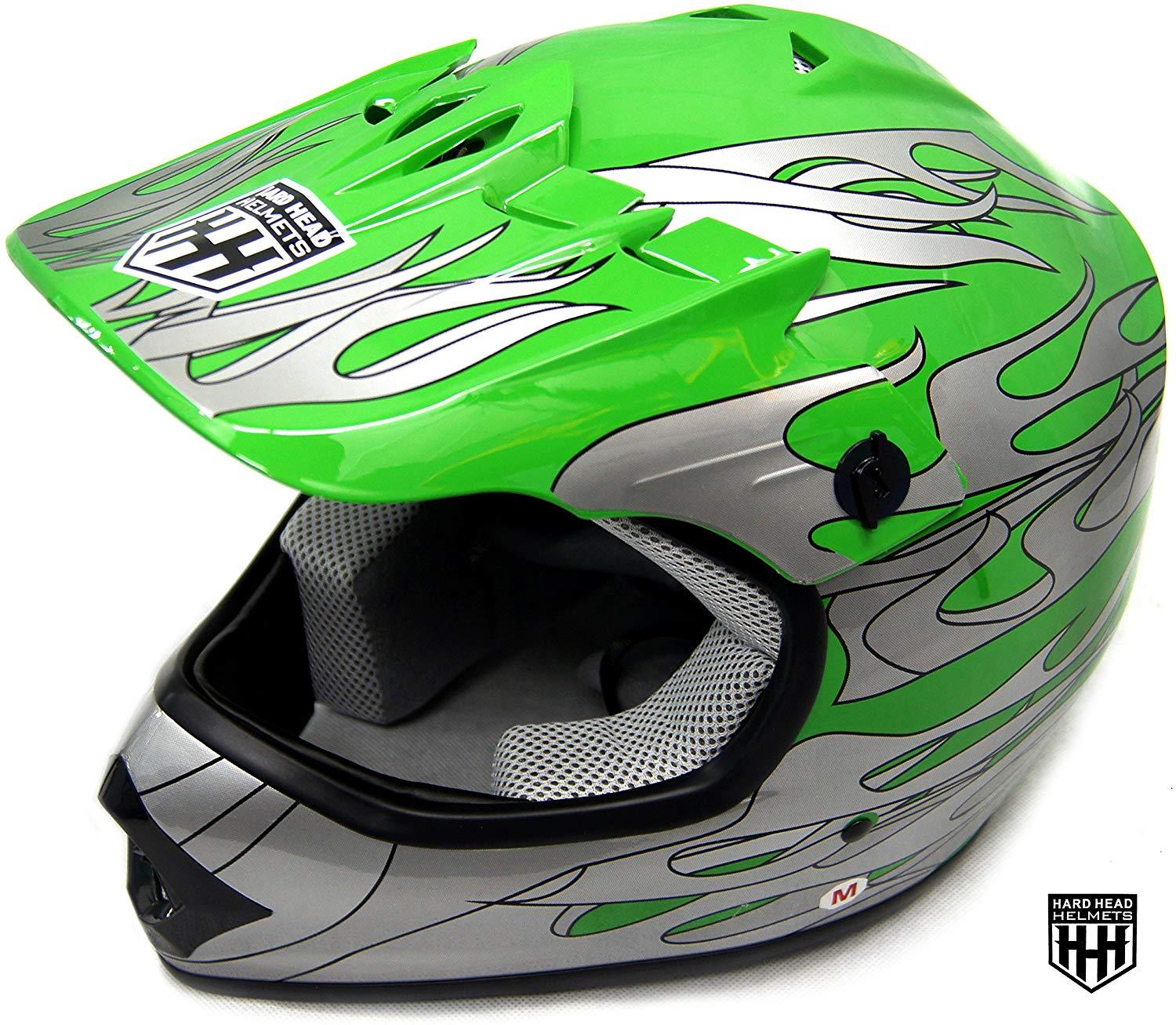 bike helmets green Road Helmet Green/White LIVE 4 BIKES bike riders Glx Gx623 Child Dirt Bike