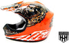 HHH DOT Youth & Kids Helmet | Dirt Bike | ATV | MX | Off-Road | Orange Camo