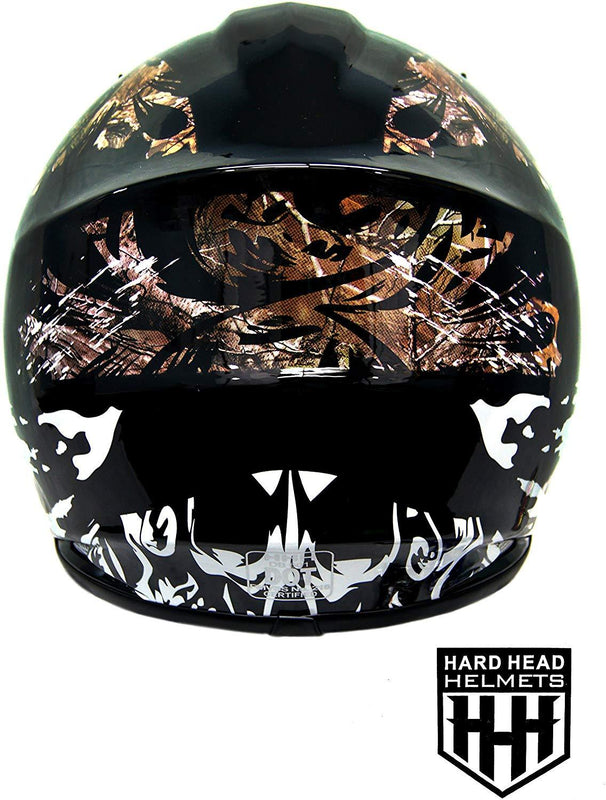 HHH DOT Youth & Kids Helmet | Dirt Bike | ATV | MX | Off-Road | Black Camo