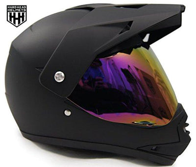 HHH DOT Youth &amp; Kids Helmet | Dirt Bike | ATV | MX | Off-Road | Matte Black
