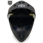 HHH DOT Youth &amp; Kids Helmet | Dirt Bike | ATV | MX | Off-Road | Matte Black
