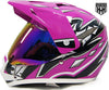 HHH DOT Youth &amp; Kids Helmet | Dirt Bike | ATV | MX | Off-Road | Pink