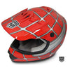HHH DOT Youth & Kids Helmet | Dirt Bike | ATV | MX | Off-Road | Red